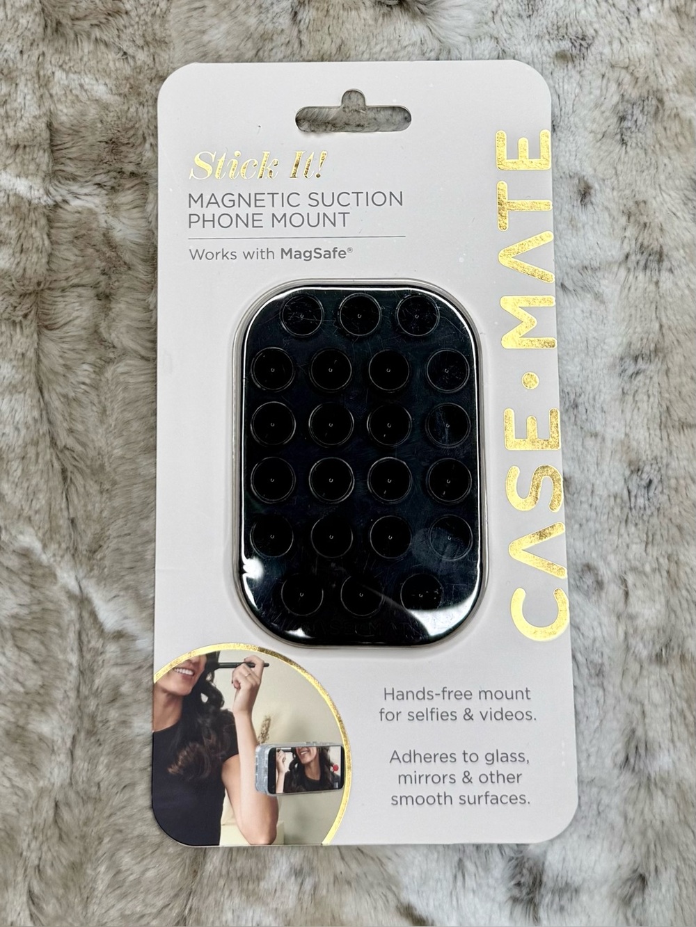 *NWT* Case-Mate Stick It! Magnetic Suction Phone Mount with MagSafe